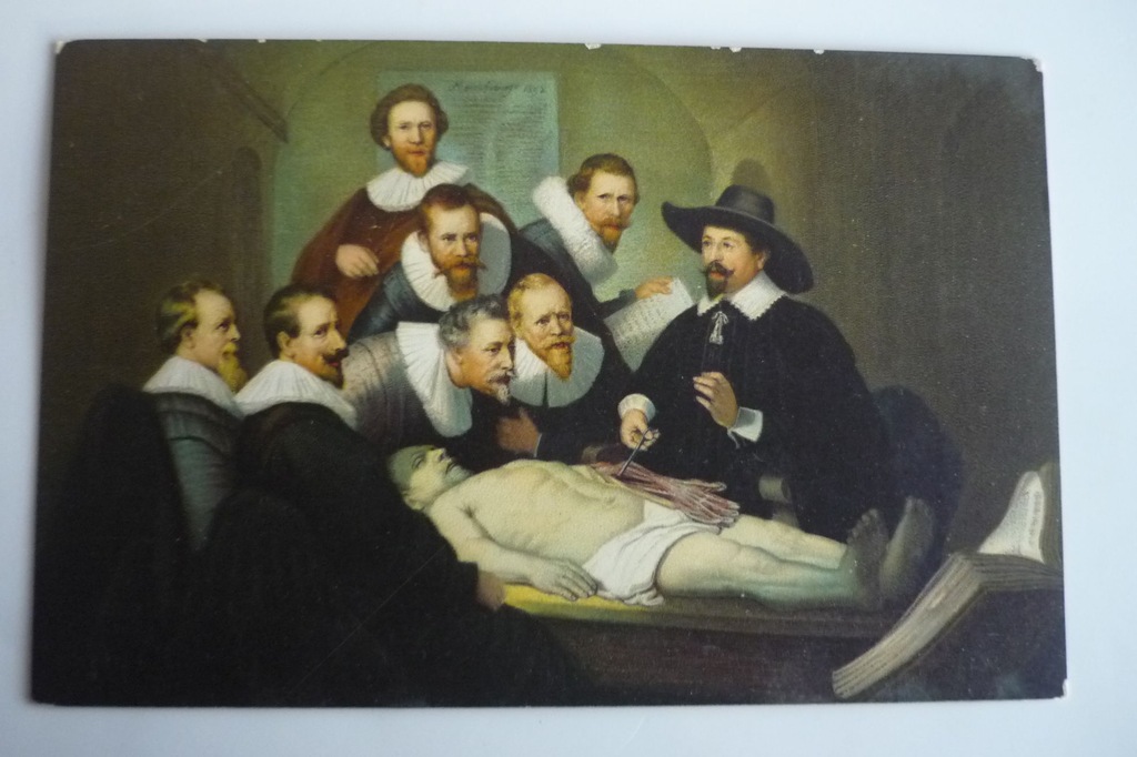 mal. - REMBRANDT - ANATOMIA -  lekarze operacja