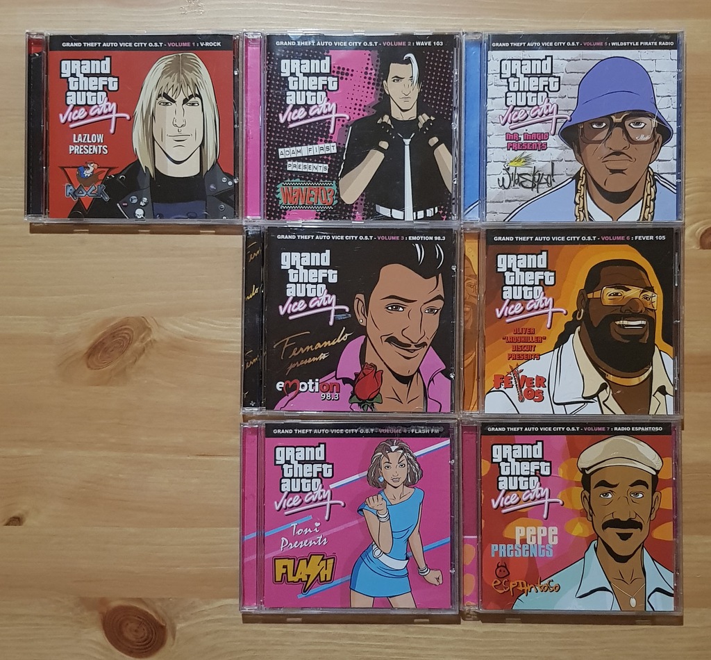 Grand Theft Auto GTA Vice City Soundtrack Audio CD