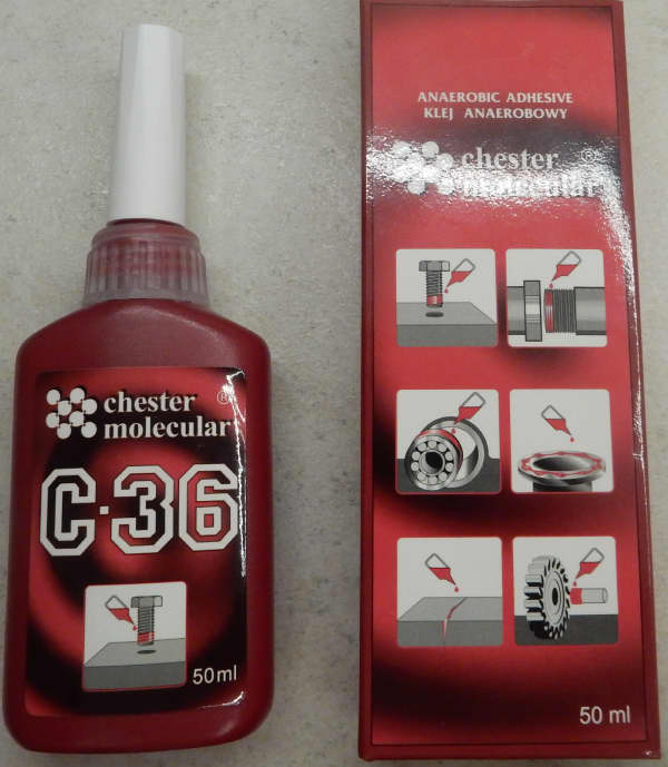 KLEJ ANAEROBOWY C-36 CHESTER MOLECULAR do metalu