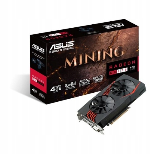 ASUS RX470 Mining 4GB - 7698132242 - oficjalne archiwum Allegro