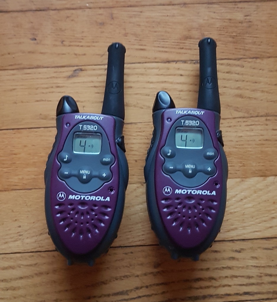 Dwa radiotelefony MOTOROLA TALKABOUT T5320 