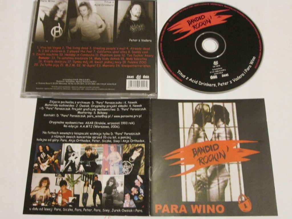 PARA WINO -BANDID ROCKIN' CD VADER ACID DRINKERS