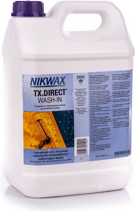 Nikwax Impregnat do odzieży TX Direct Wash-In 5L
