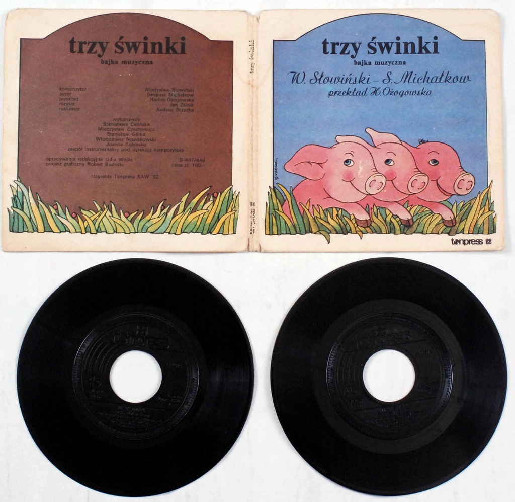 Trzy Świnki 2SP miniAlbum (Tonpress - S-447 S-448)