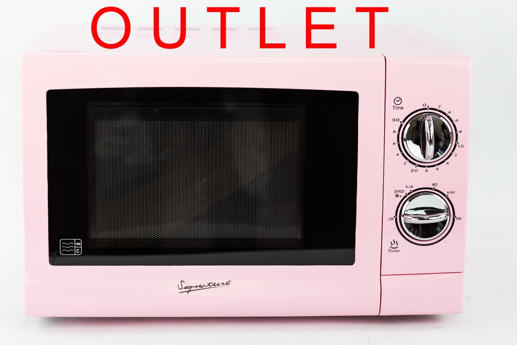 Kuchenka mikrofalowa SIGNATURE 700W różowa