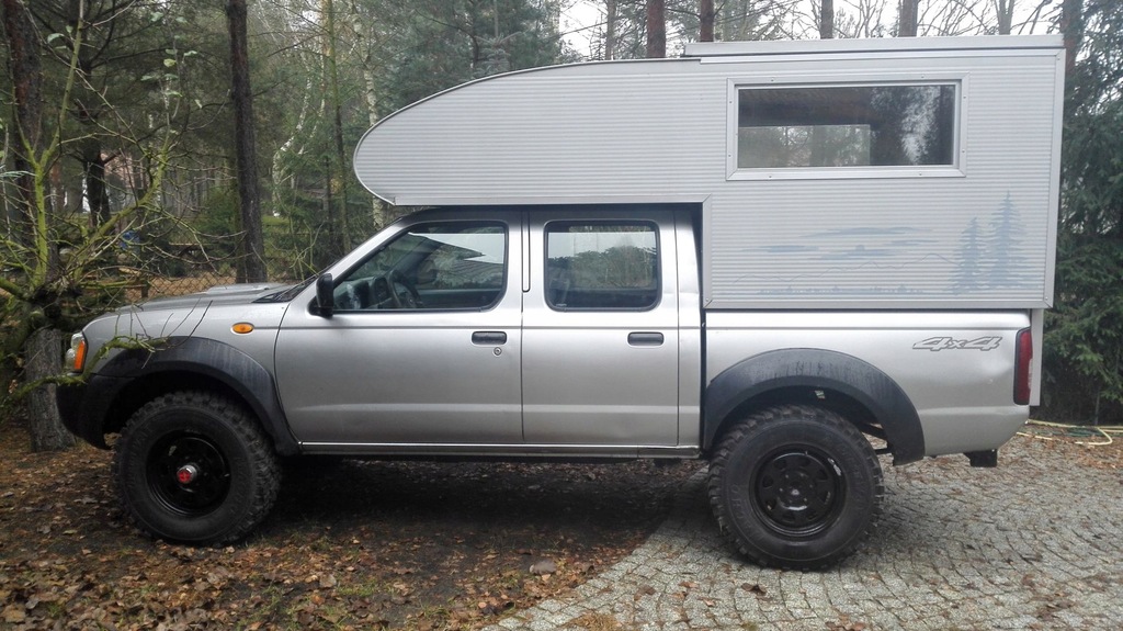 Kamper 4x4 camper kempingowy Nissan pick up Navara