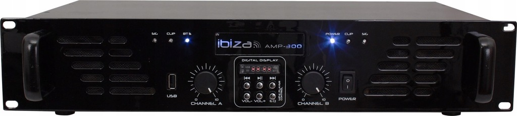 WZMACNIACZ IBIZA AMP-300 USB BLUETOOTH 2x240W