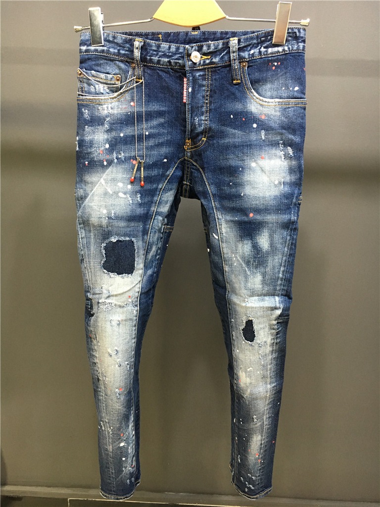 DSQUARED Spodnie jeansowe męski -NA ZAMÓWIENIE-9
