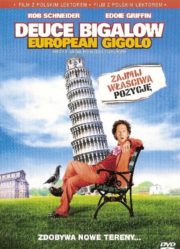 BOSKI ŻIGOLO W EUROPIE DVD Komedia, kolor, 1 raz