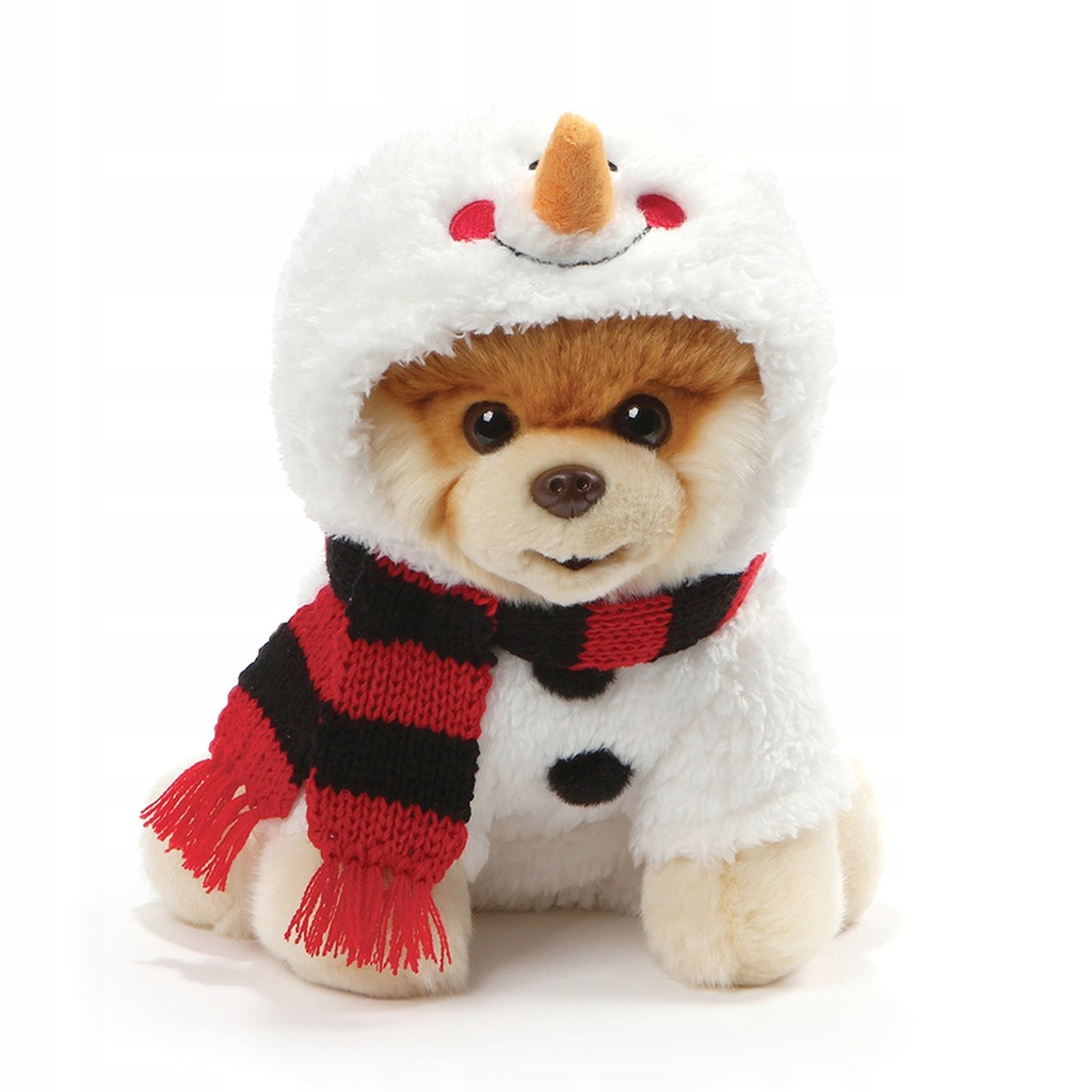 Piesek BOO 24cm BAŁWANEK w ubranku Pomeranian GUND