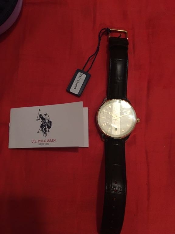 Nowy Polo Ralph Lauren zegarek złota koperta