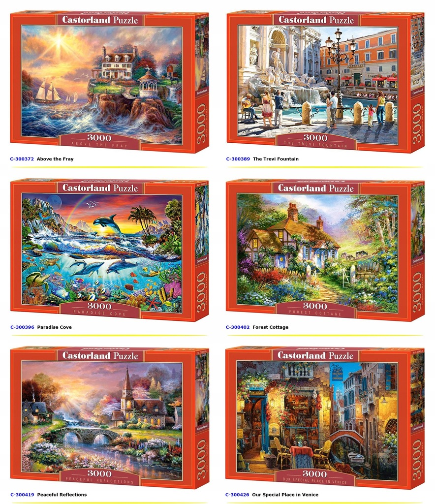 CASTORLAND Puzzle 3000 elementów CAS006 7372533735 oficjalne