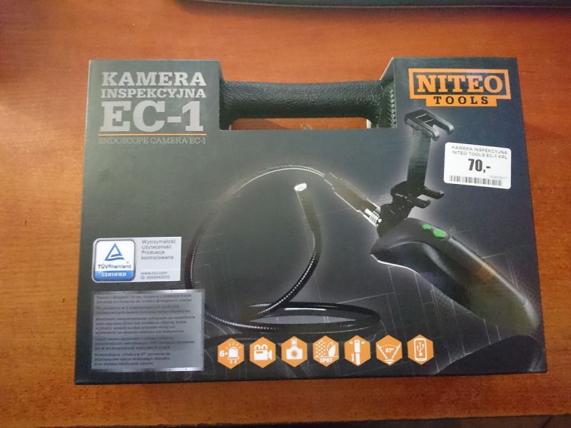 KAMERA INSPEKCYJNA NITEO TOOLS EC1 KOMPLET