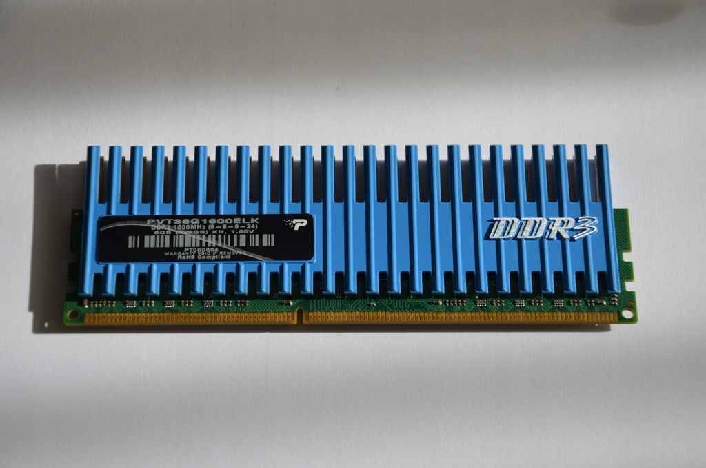 PAMIĘĆ RAM DDR3 PATRIOT 1600EL 6GB (3x2GB)