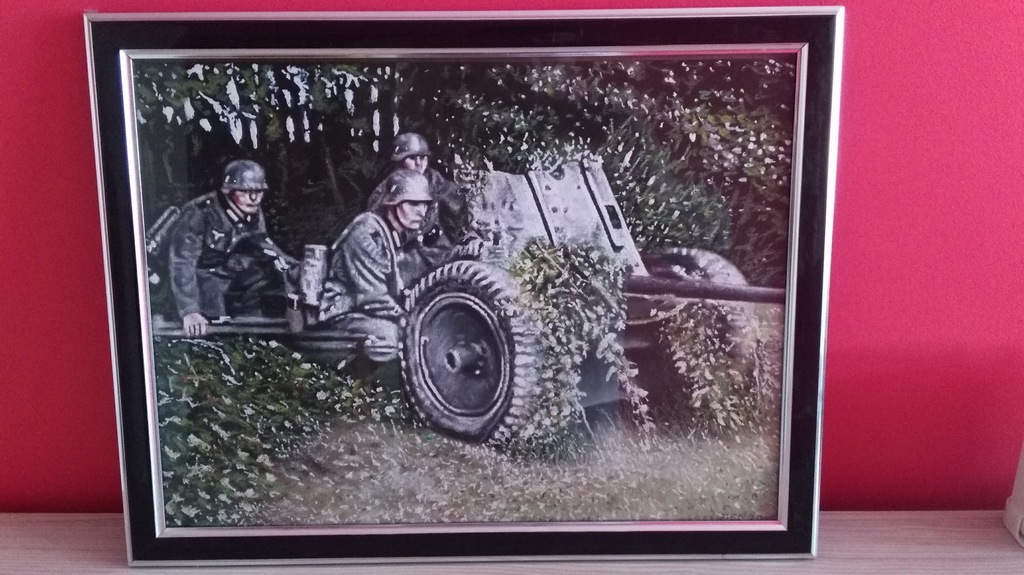 Obraz niemieckich artylerzystów