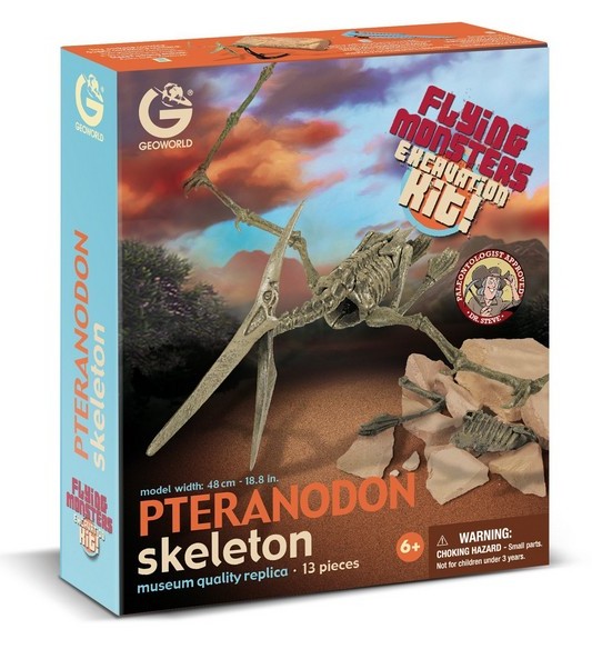 Szkielet dinozaura PTERANODON 48 cm wykopaliska