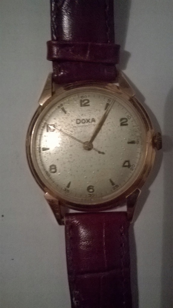 Zegarek Doxa złoty