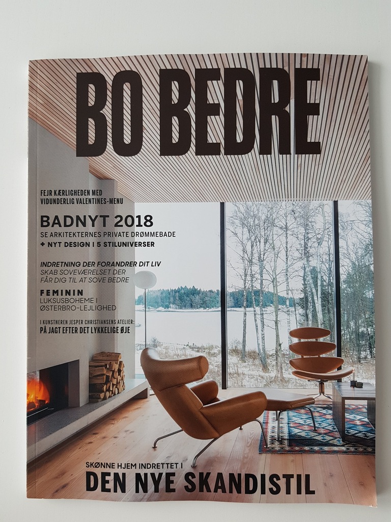 Bo Bedre 02/2018 Dunska wnętrza design Skandynawia