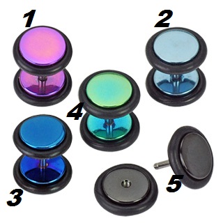 FAKE PLUG TUNEL SZTUCZNY OSZUKANY STAL 10MM TYTAN