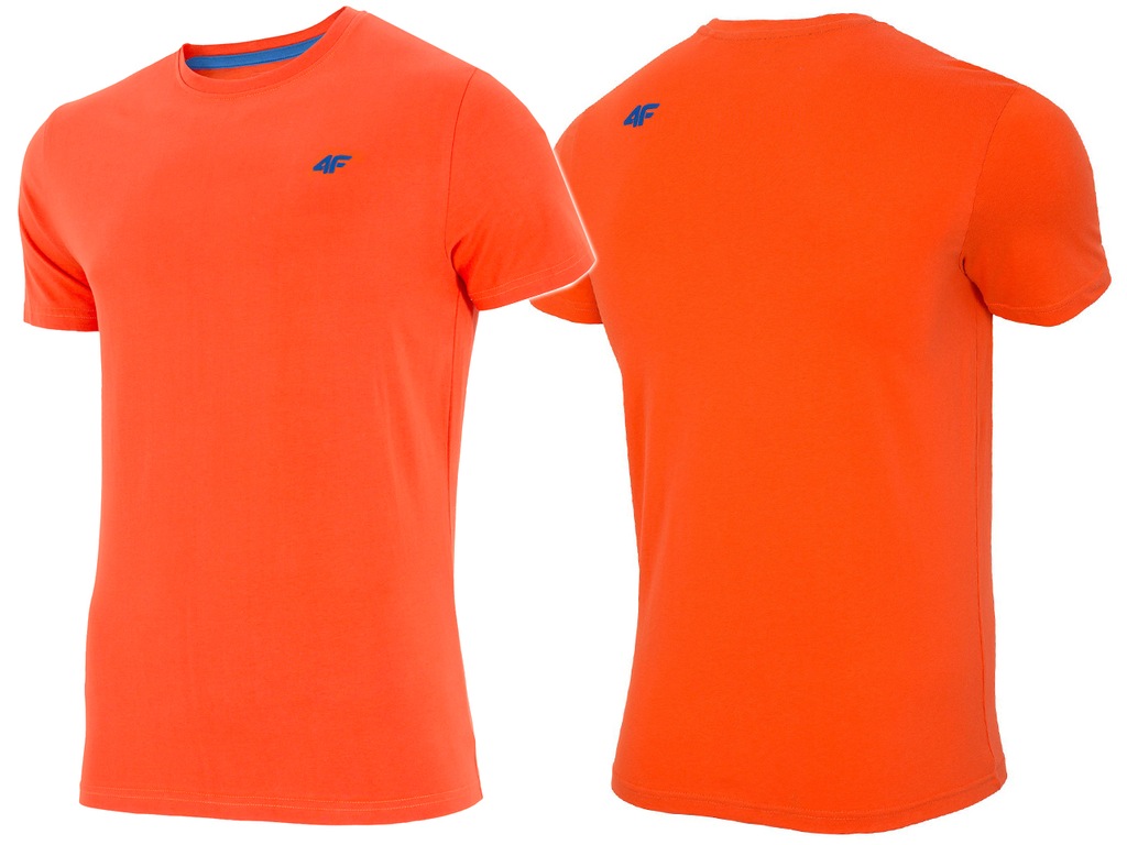4F KOSZULKA T-shirt MĘSKA TSM001 Orange XXL