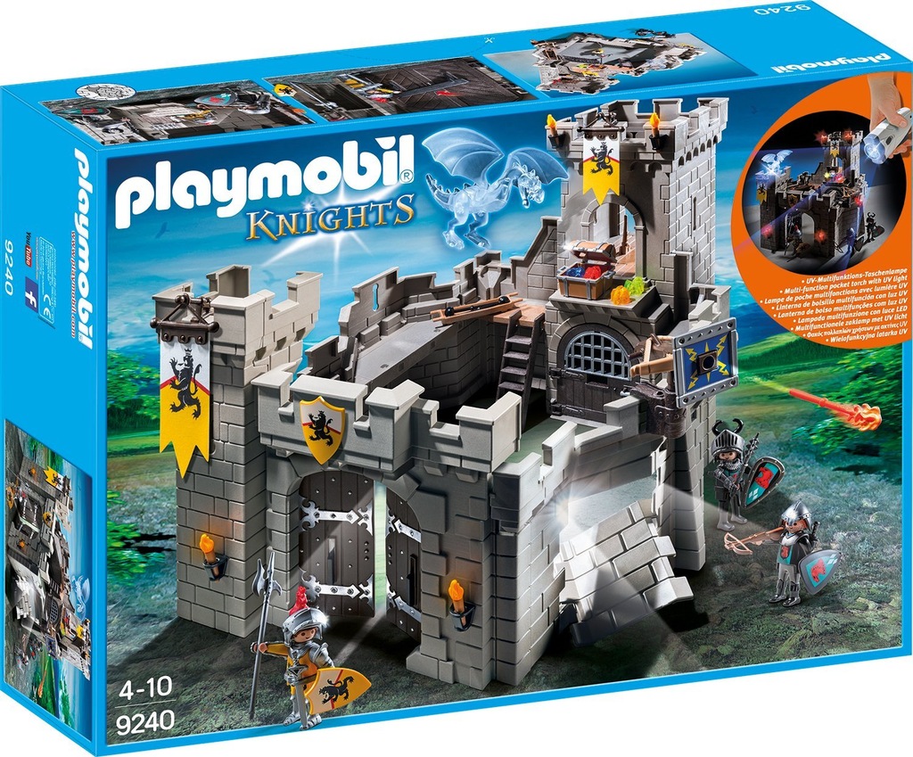 PLAYMOBIL 9240 TWIERDZA RYCERZY HERBU LWA