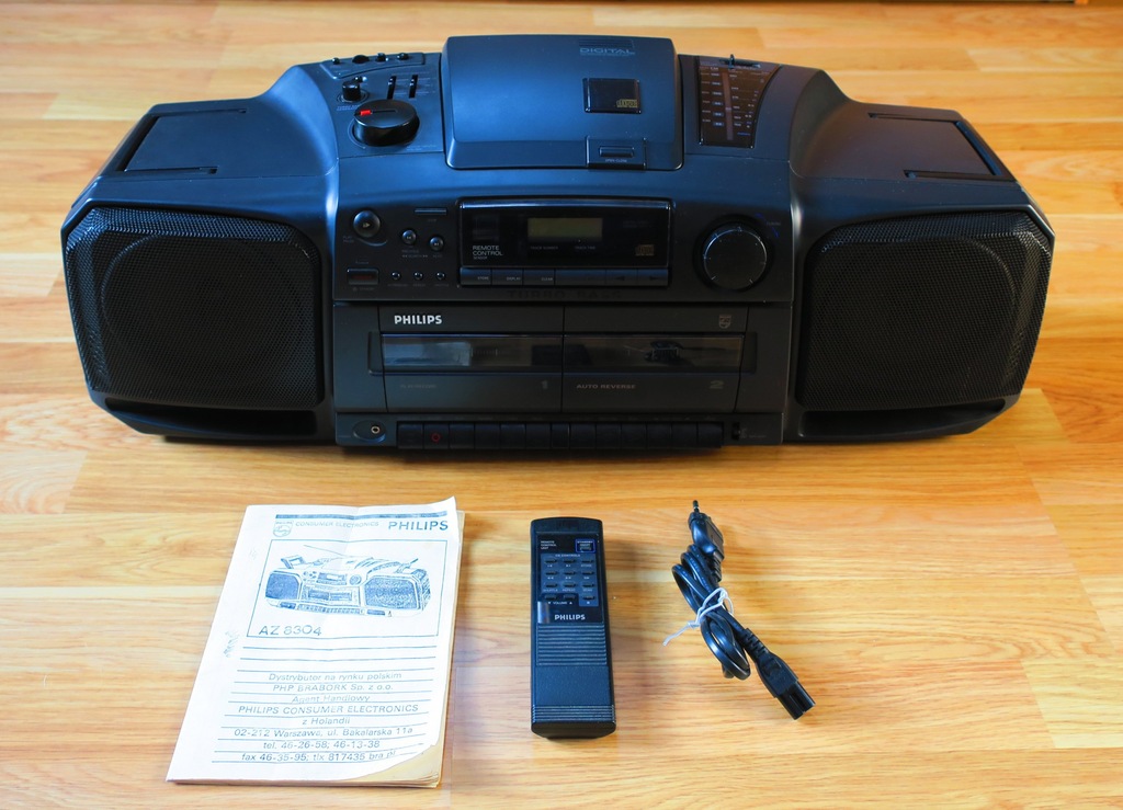 Ghettoblaster boombox PHILIPS AZ 8304 / 8404 pilot