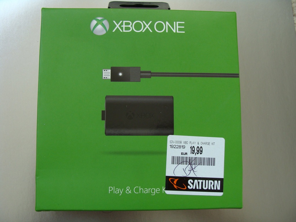 XBOX PLAY AND CHARGE KIT XBOX ONE NOWY BATERIA