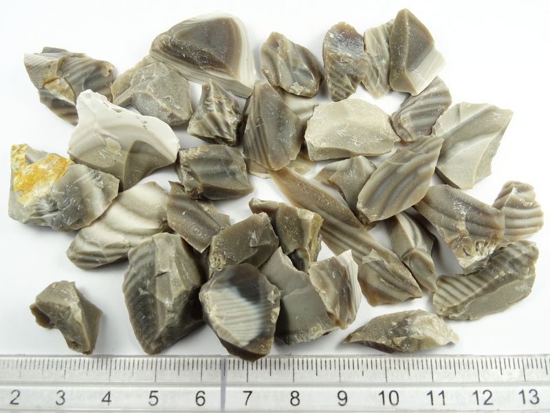 KRZEMIEŃ PASIASTY - SUROWY - ZESTAW 100 g -