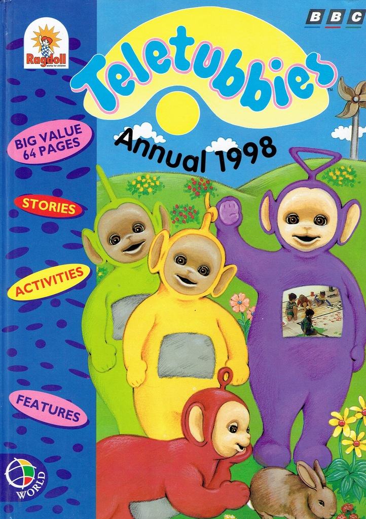 TELETUBBIES Annual 1998 TELETUBISIE English TANIAw - 7088942590 ...