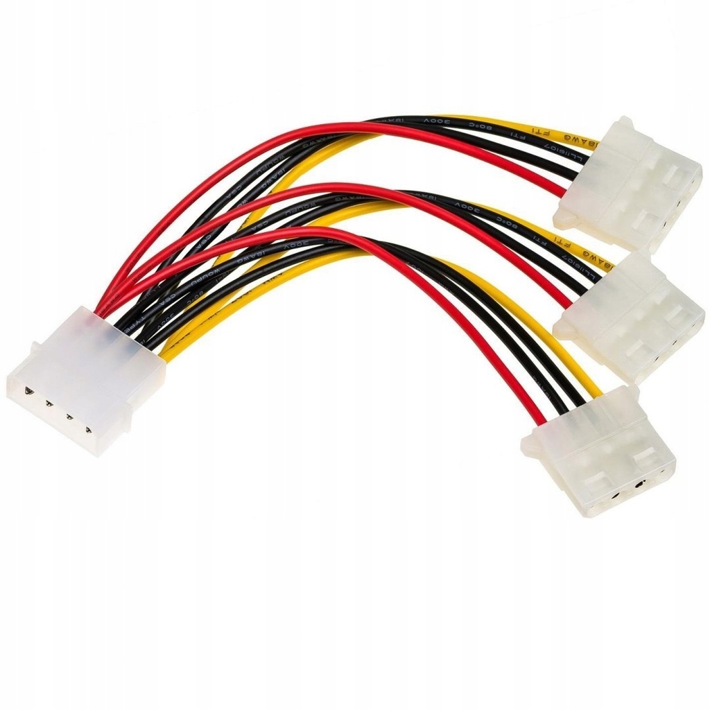 KABEL adapter Akyga AK-CA-40 Molex (M) - 3x Molex