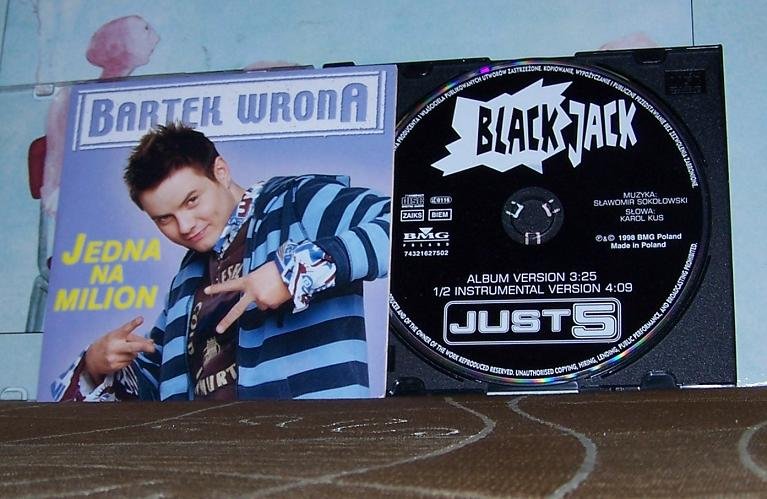 JUST 5 black jack + BARTEK WRONA jedna na milion