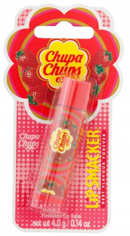 LIP SMACKER BŁYSZCZYK CHUPA CHUPS STRAWBERRY 4g