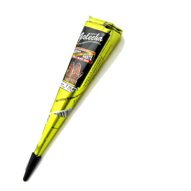 5x HENNA GOLECHA W ROŻKU DO TATUAŻY RĄK NATURALNA