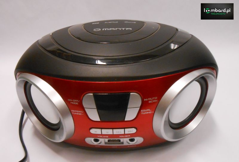 RADIOODTWARZACZ MANTA MM 210 AUX USB MP3