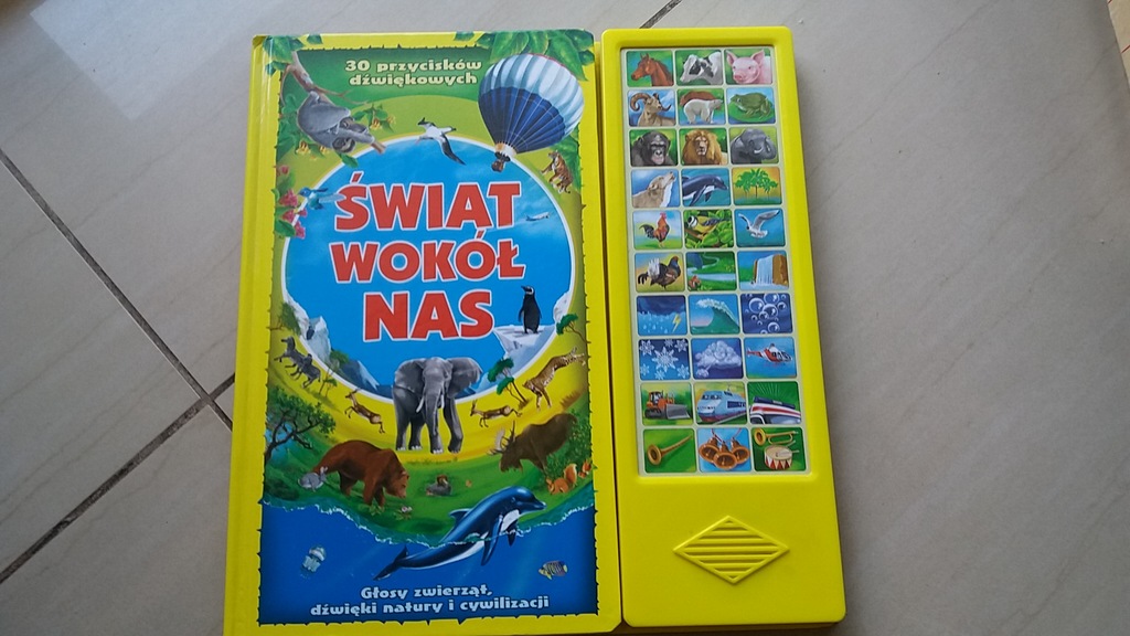Świat wokół nas. 30 przycisków dźwiękowych