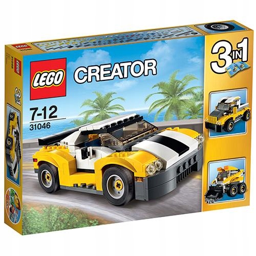 LEGO 31046 CREATOR SAMOCHÓD WYŚCIGOWY 3w1