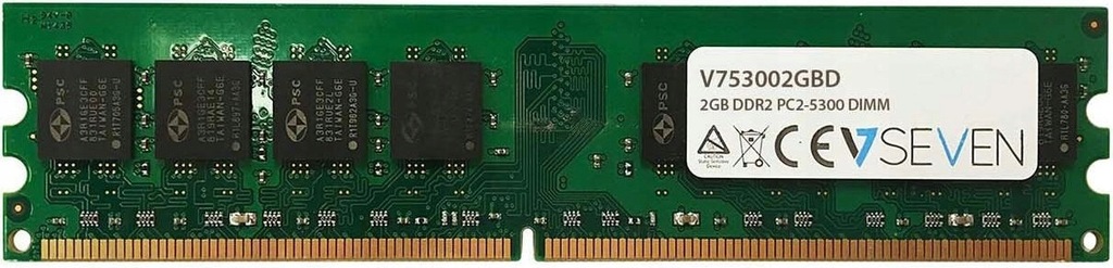 Pamięć V7 DDR2 2GB, 667MHZ, CL5