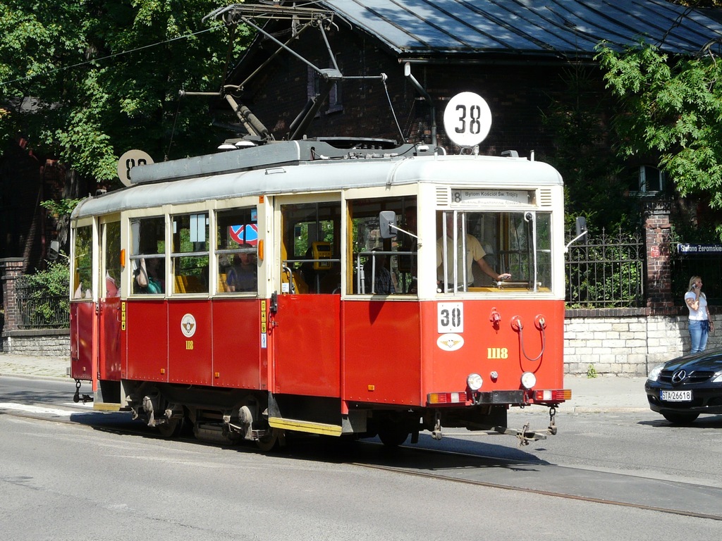 BYTOM UL. PIEKARSKA TRAMWAJ ZDJĘCIE