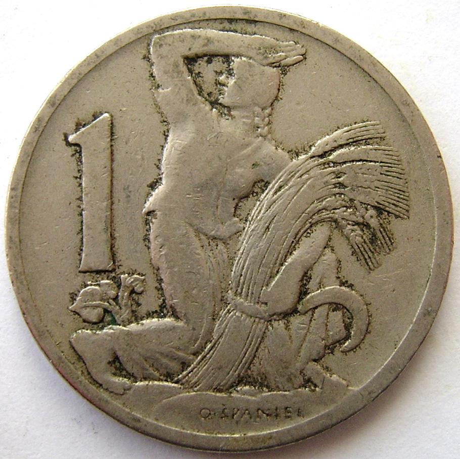 Czechosłowacja - 1 korona 1923 r