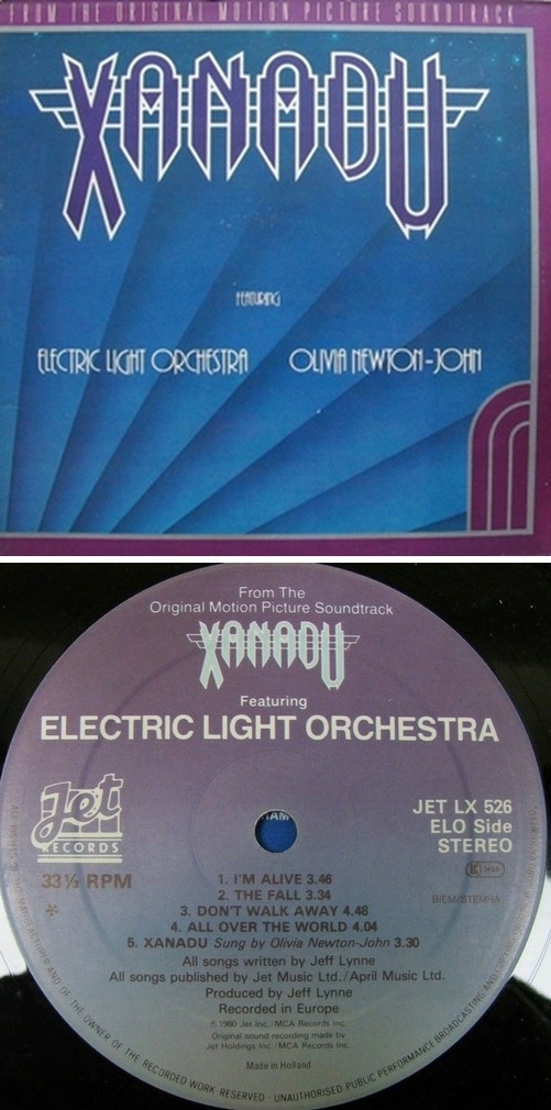 Electric Light Orchestra, Xanadu Soundtrack, LP