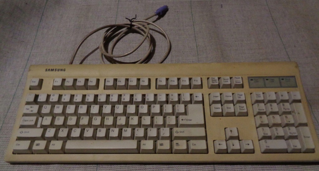 Retro stara klawiatura ps2 ps/2 Samsung SDL 1500