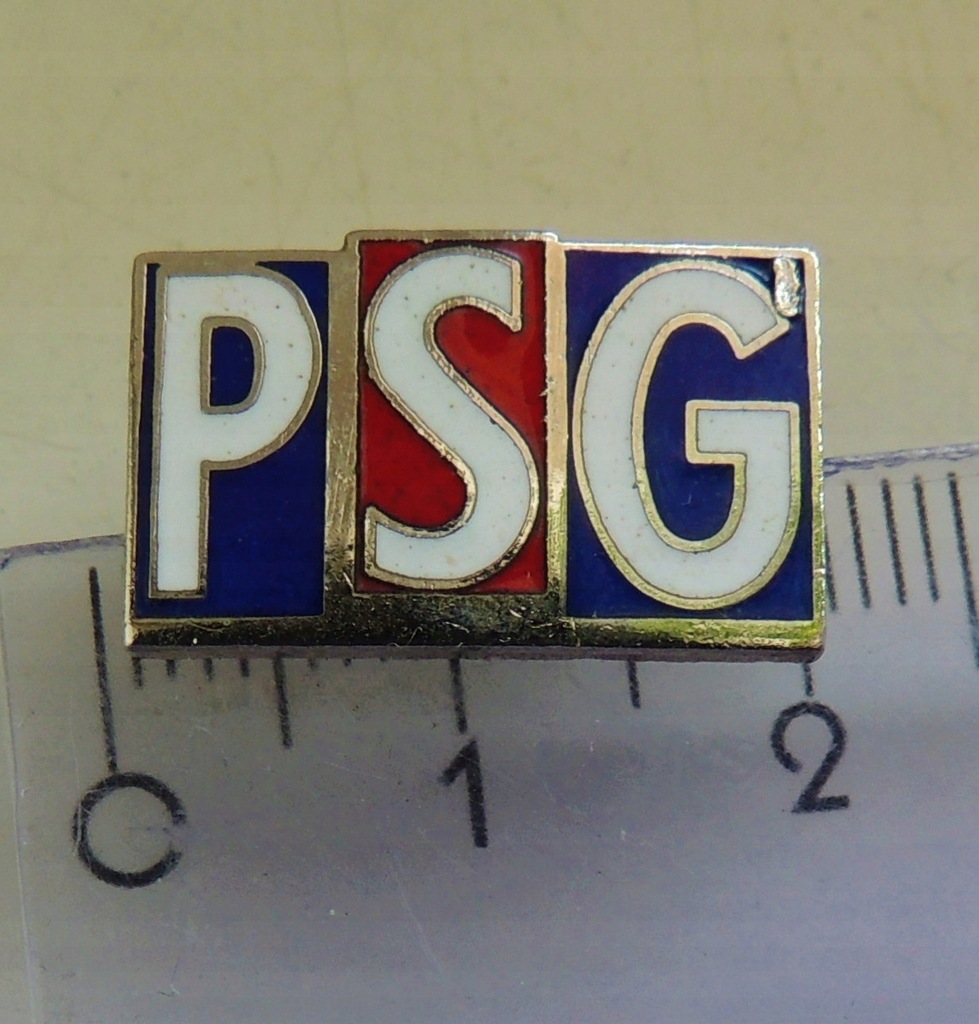 PSG Paris Saint Germain odznaka stary herb emalia