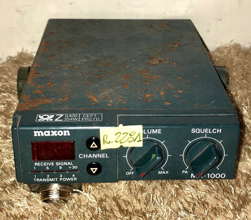 CB RADIO MAXON MX-1000 AM NR R.2281