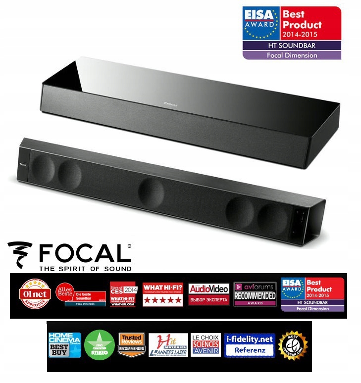 Focal soundbar. Focal Dimension Soundbar.