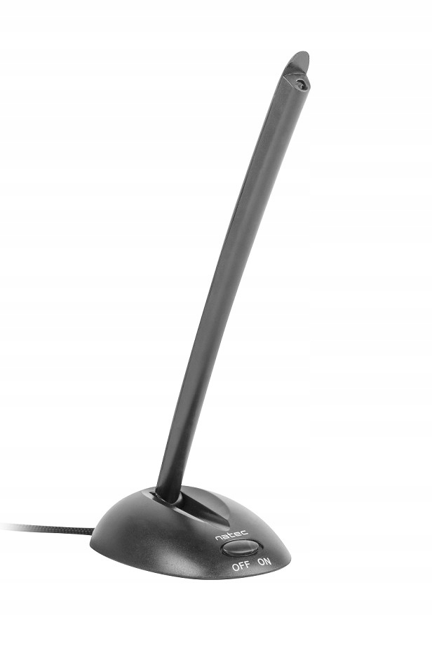 NATEC Mikrofon komputerowy Snake Black Mini-Jack