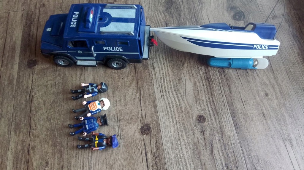 Policja klocki playmobil