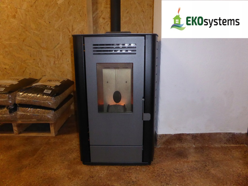 Piec na pelet piecyk, kominek, pellet Julia 6,3 KW
