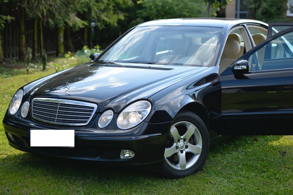 Mercedes-Benz W211 V6. Przwdziwy przebieg. Skóra