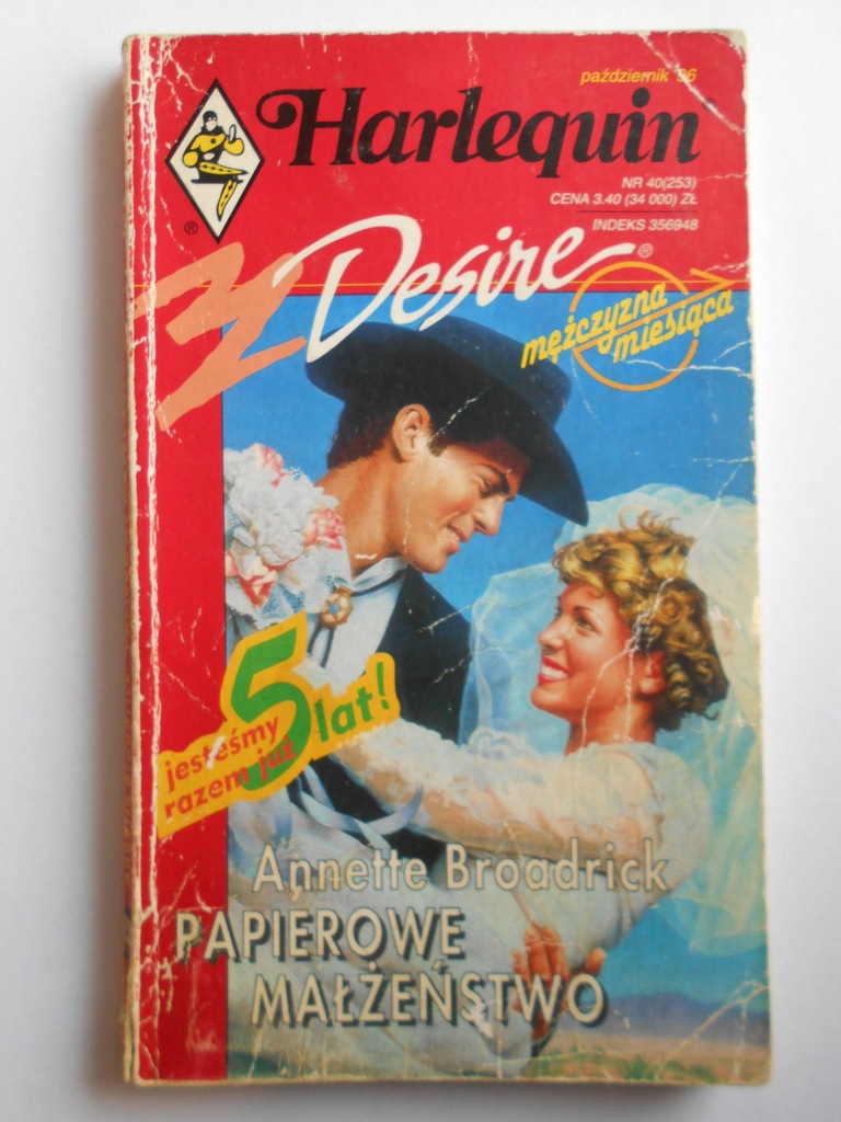 PAPIEROWE MAŁŻEŃSTWO - BROADRICK HARLEQUIN DESIRE