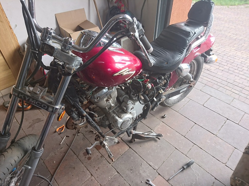 Kymco zing 125 rama i części